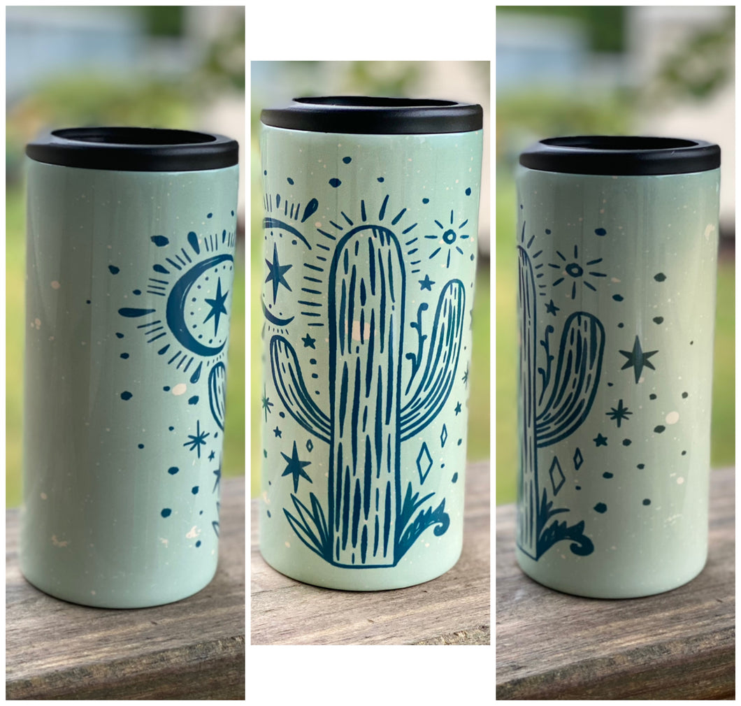 Desert Views Slim Can Cooler